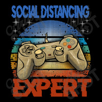 Social Distancing Expert Gaming Cropped Hoodie | Artistshot