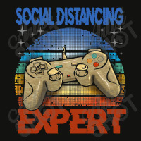 Social Distancing Expert Gaming Scorecard Crop Tee | Artistshot