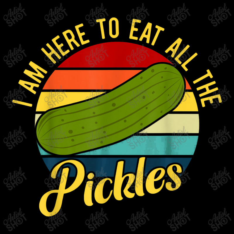 I'm Here To Eat All The Pickles Adjustable Cap by pancingiwak | Artistshot