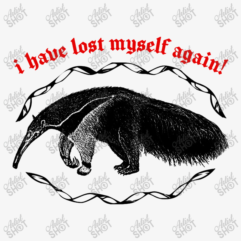 I Have Lost Myself Again ∆ Nihilist Anteater Design Ladies Fitted T-Shirt by gusjigangkudus | Artistshot