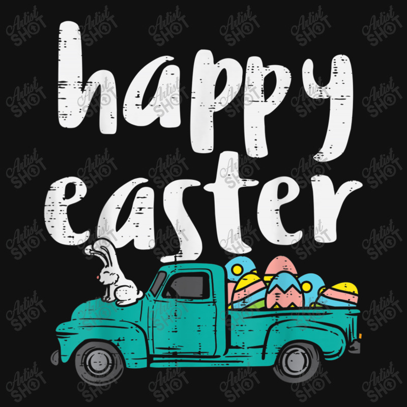 Happy Easter Pickup Truck Bunny Eggs Vintage Men Women Kids T Shirt Baby Beanies by CUSER3143 | Artistshot