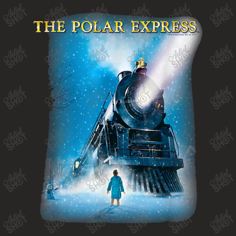 The Polar Express Big Train Ladies Fitted T-Shirt by muloisongunu | Artistshot