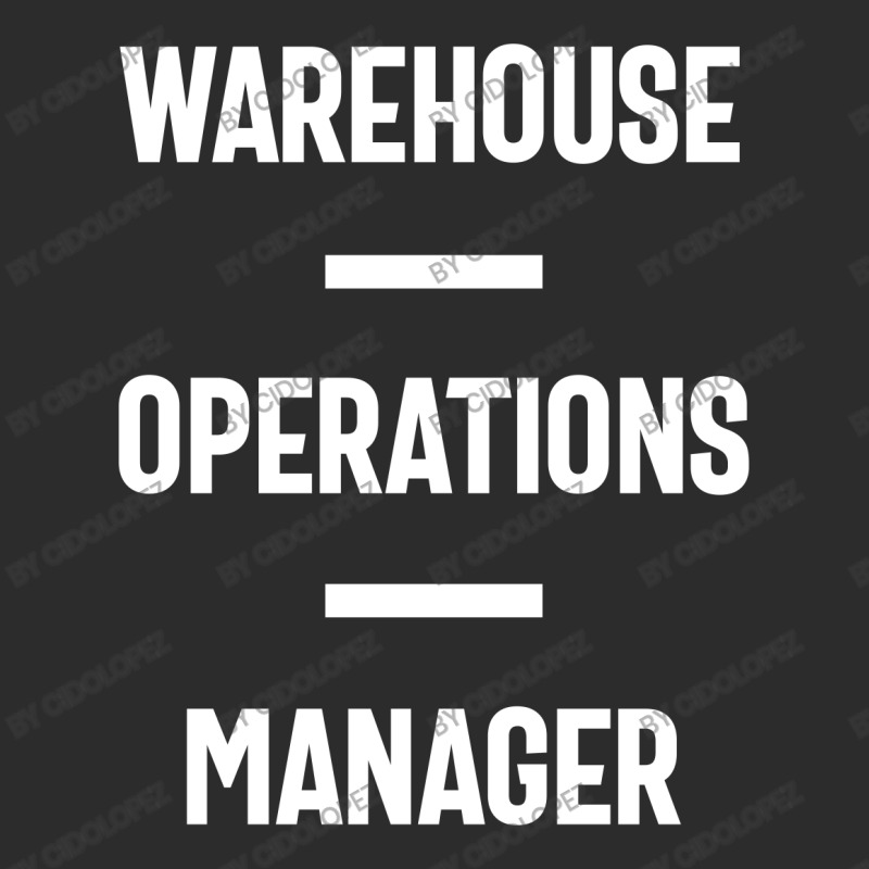 Warehouse Operations Manager Gift Funny Job Title Profession Birthday Exclusive T-shirt | Artistshot