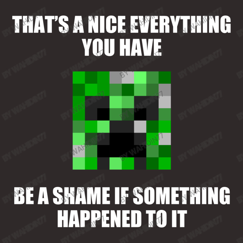 Creeper Meme Racerback Tank by wahidin77 | Artistshot