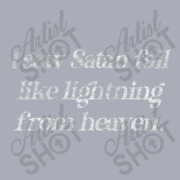 I Saw Satan Fall Like Lightning From Heaven Vintage Typography Design Tank Dress | Artistshot