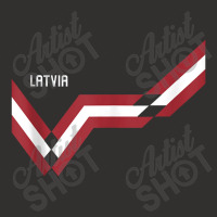 Latvia Flag Funny Latvian Heritage Vintage Latvian Flag Champion Hoodie | Artistshot