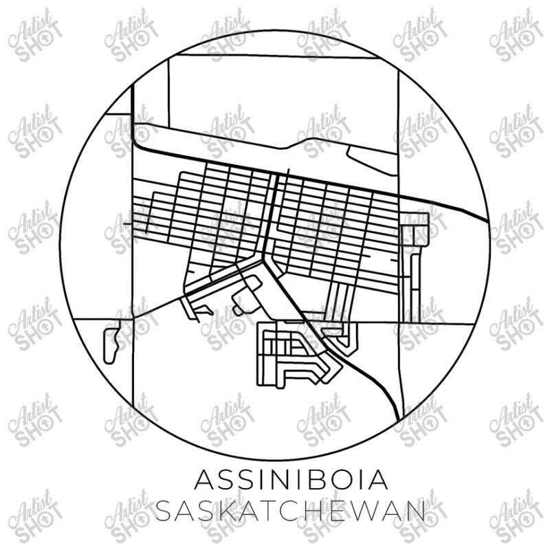 Assiniboia Map 3/4 Sleeve Shirt | Artistshot