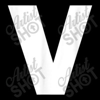 Letter V Capital Alphabet Monogram Initial Long Sleeve Baby Bodysuit | Artistshot