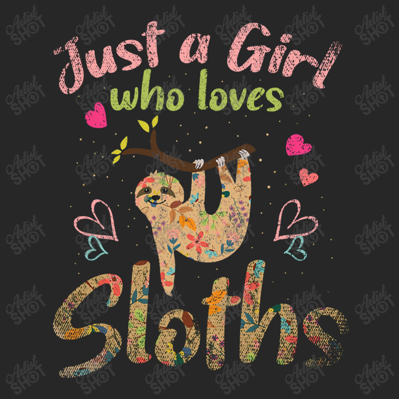 Just A Girl Who Loves Sloths Men's T-shirt Pajama Set | Artistshot