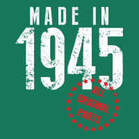 Made In 1945 All Original Parts Portrait Canvas Print | Artistshot
