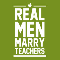 Real Men Marry Teachers Landscape Canvas Print | Artistshot