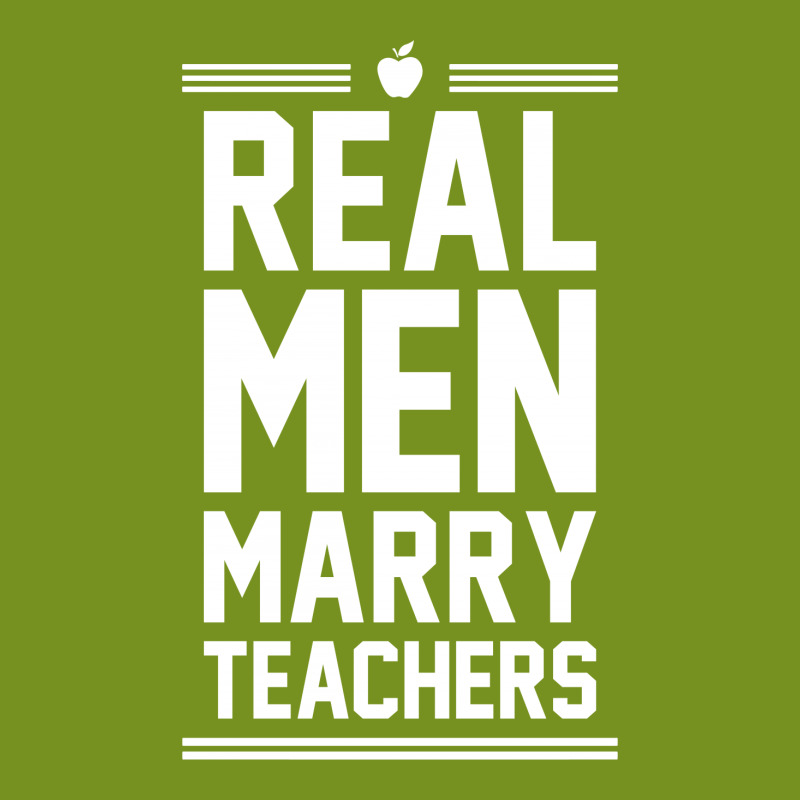 Real Men Marry Teachers Landscape Canvas Print | Artistshot