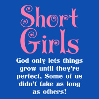 Short Girls God Only Lets Things Grow Up Portrait Canvas Print | Artistshot