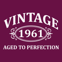 Vintage 1961 Aged To Perfection Portrait Canvas Print | Artistshot