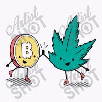 Bitcoin , Weed Funny Cannabis , Cryptocurrency Gift Tee Shir Tank Top | Artistshot