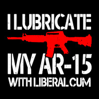 I Lubricate My Ar 15 With Liberal Cum Cropped Hoodie | Artistshot