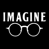 Imagine T Shirt Choose Peace Peaceful Lennon Glasses No War Women's V-neck T-shirt | Artistshot