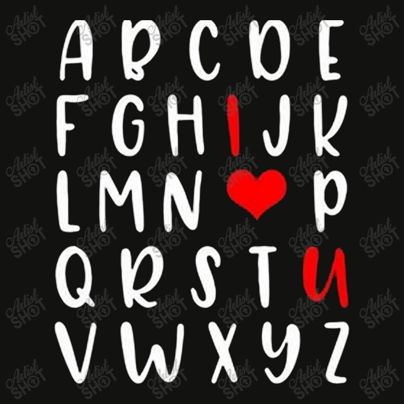 Alphabet   Abc I Love You   Romance Valentine Slog Scorecard Crop Tee | Artistshot