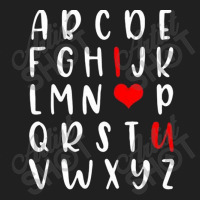 Alphabet   Abc I Love You   Romance Valentine Slog Ladies Polo Shirt | Artistshot