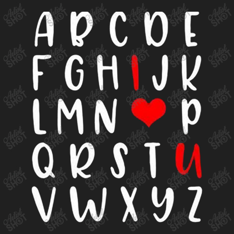 Alphabet   Abc I Love You   Romance Valentine Slog Ladies Polo Shirt | Artistshot