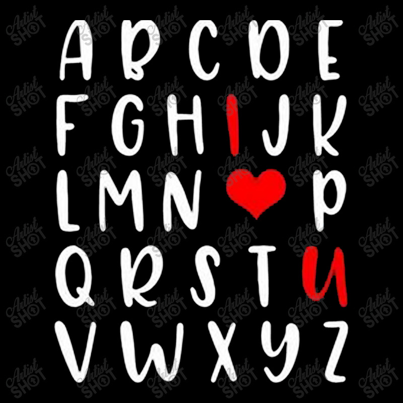 Alphabet   Abc I Love You   Romance Valentine Slog Maternity Scoop Neck T-shirt | Artistshot