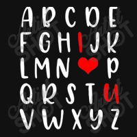 Alphabet   Abc I Love You   Romance Valentine Slog Face Mask Rectangle | Artistshot