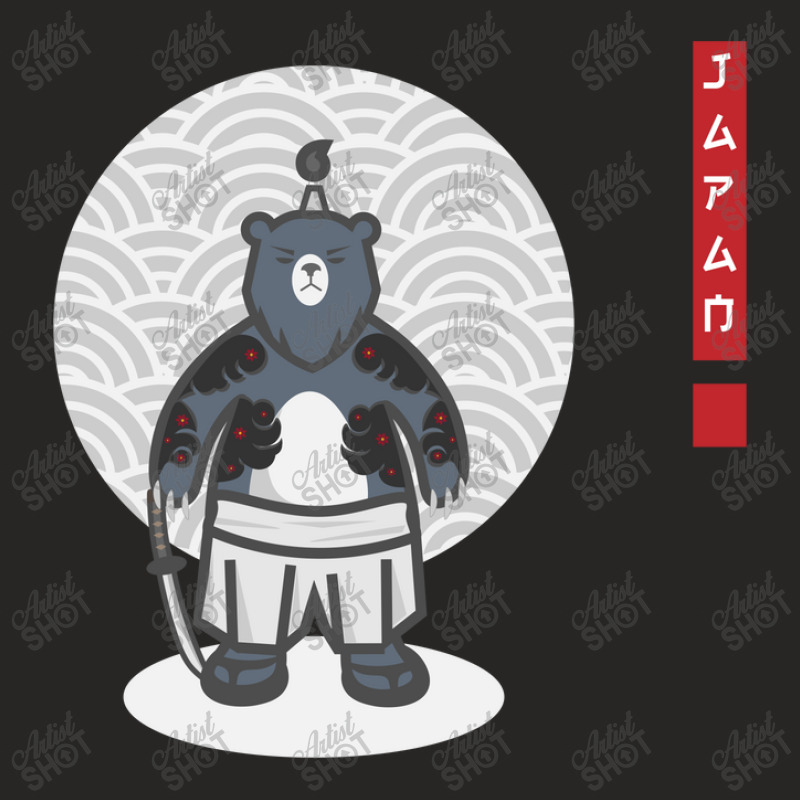 Japan Bear Illustration Ladies Fitted T-Shirt by RAPart | Artistshot