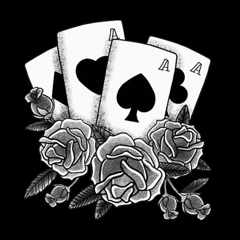 Old School Playing Cards Tattoo V-neck Tee | Artistshot
