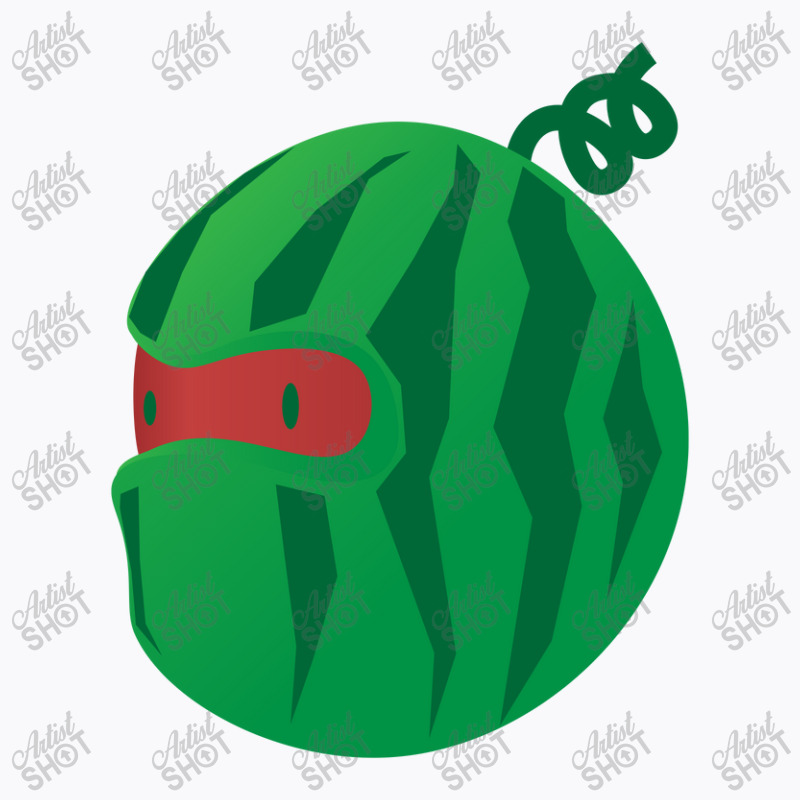 Watermelon Ninja Cute Illustration T-shirt | Artistshot