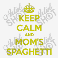 Keep Calm And Moms Spaghetti Baby Bibs | Artistshot