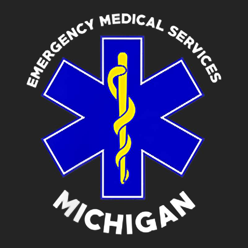 Michigan Ems Emergency Medical Services Emt Medic T Shirt 3/4 Sleeve Shirt | Artistshot