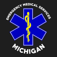 Michigan Ems Emergency Medical Services Emt Medic T Shirt Classic T-shirt | Artistshot