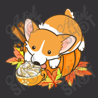 Pumpkin Spice Corgi Vintage Hoodie | Artistshot