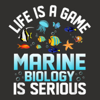 Life Is A Game Marine Biology Is Serious Ocean Student Sea T Shirt Champion Hoodie | Artistshot