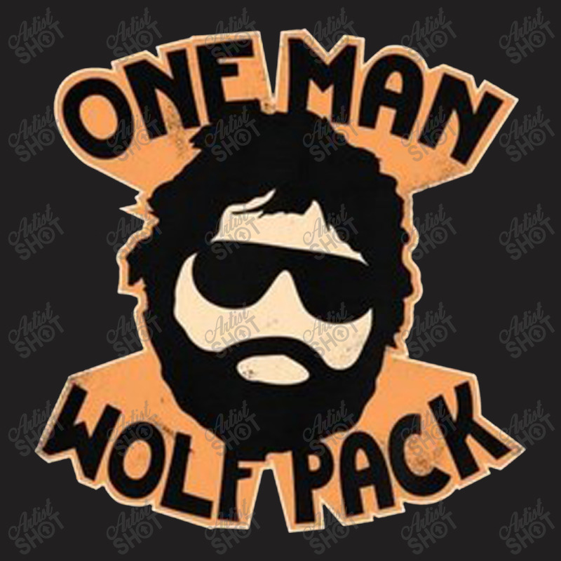 One Man Wolf Pack T-shirt | Artistshot