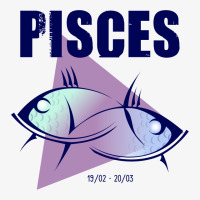 Pisces Astrology Sign Ladies Fitted T-shirt | Artistshot