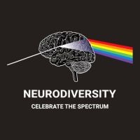 Neurodiversity Autism Spectrum Asd Adhd Rainbow Brain T Shirt Tank Top | Artistshot