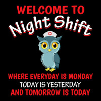 Night Shift Nurse Owls Funny Nursing Rn Lpn Cna Women T Shirt Pocket T-shirt | Artistshot