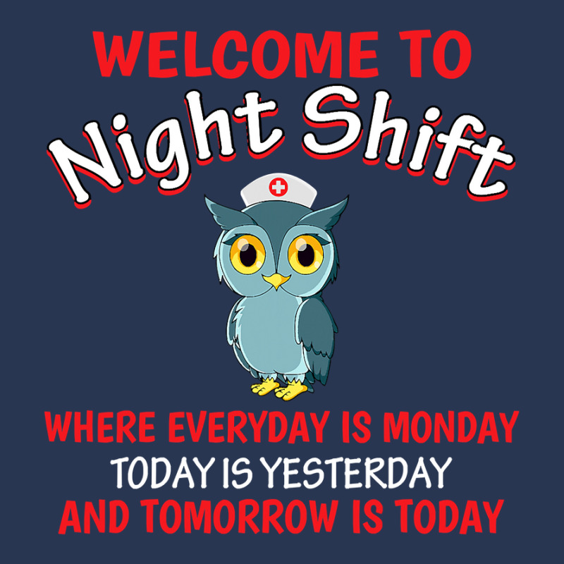 Night Shift Nurse Owls Funny Nursing Rn Lpn Cna Women T Shirt Men Denim Jacket | Artistshot