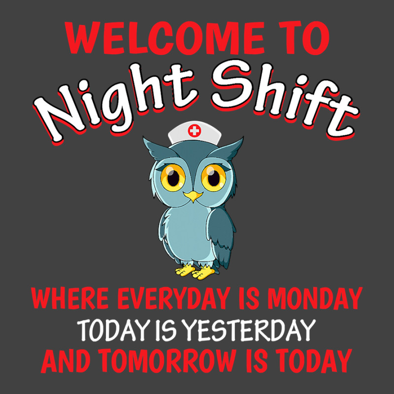 Night Shift Nurse Owls Funny Nursing Rn Lpn Cna Women T Shirt Vintage T-shirt | Artistshot