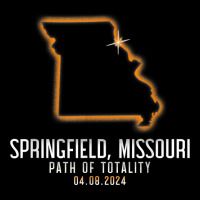 Springfield Missouri Totality 4.8.24 Total Solar Eclipse T Shirt Cropped Sweater | Artistshot