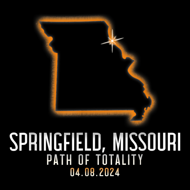 Springfield Missouri Totality 4.8.24 Total Solar Eclipse T Shirt Cropped Sweater by hollymu | Artistshot