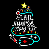 Nurse Crew Merry Christmas Labor And Delivery Nursing Xmas T Shirt Cropped Sweater | Artistshot