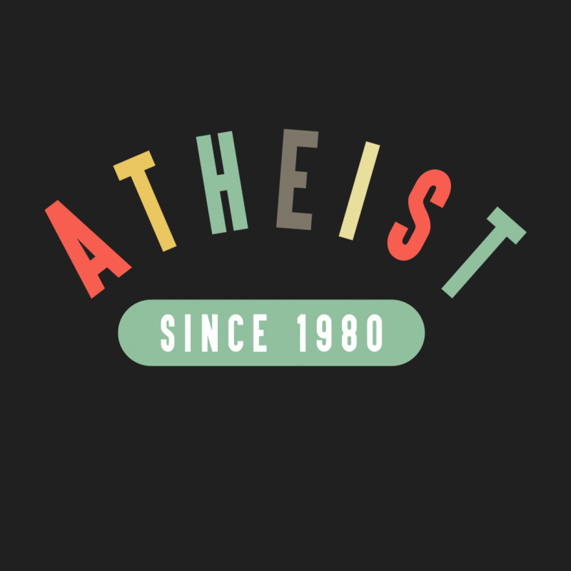 Atheist Since 1980 Ladies Polo Shirt by autlu2024 | Artistshot