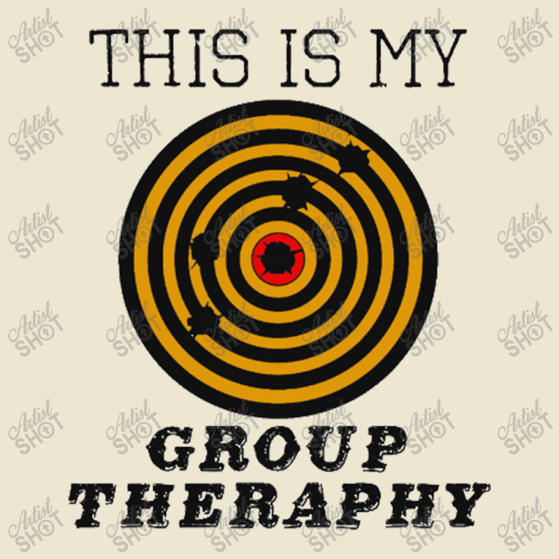 This Is My Group Therapy Shooting Target Cropped Hoodie by BealArt | Artistshot