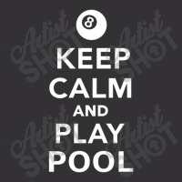 Keep Calm And Play Pool Billiards Pullover Vintage Short | Artistshot