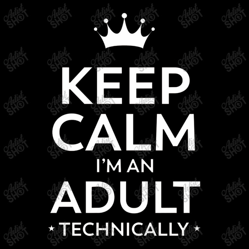 Keep Calm I'm An Adult Technically 18th Birthday Pocket T-shirt | Artistshot