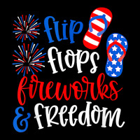 Funny Flip Flops Fireworks And Freedom 4th Of July Us Flag T Shirt Long Sleeve Shirts | Artistshot