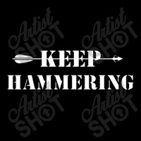 Keep Hammering Archery Motivational Zipper Hoodie | Artistshot