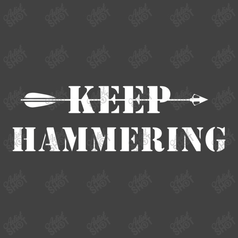 Keep Hammering Archery Motivational Vintage T-shirt | Artistshot